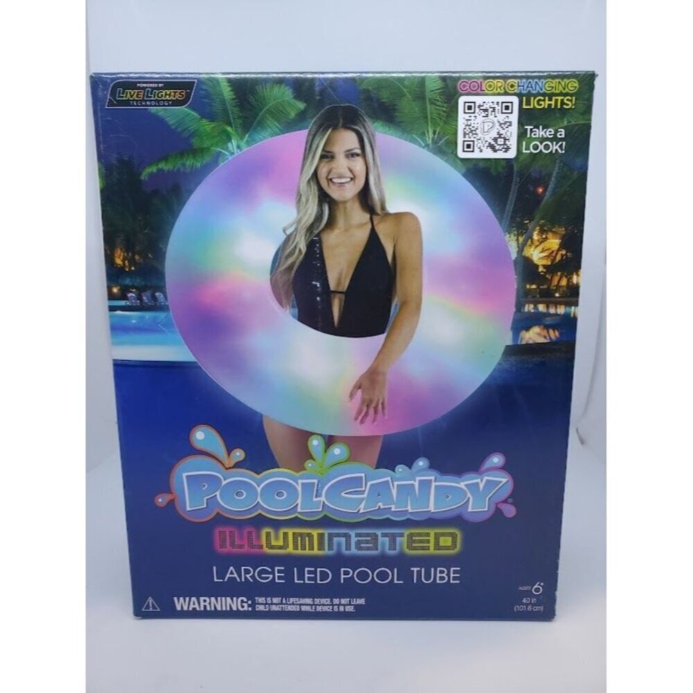 PoolCandy Illuminated Large 40" LED Pool Tube